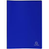 Exacompta 8532E - Carpeta de 30 fundas de PVC- A4- color azul